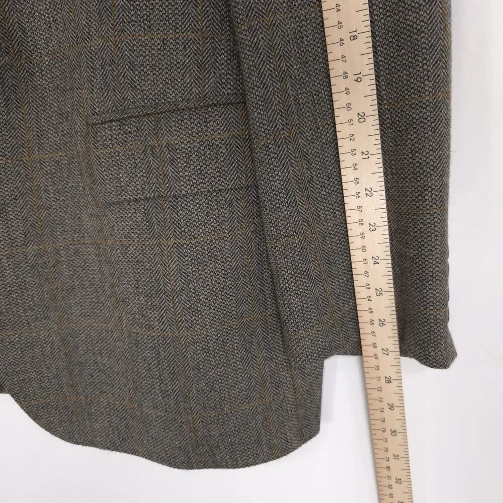 CHAPS RALPH LAUREN Sport Coat 46T‎ 100% PURE NEW WOOL Vintage CANADA MADE Blazer